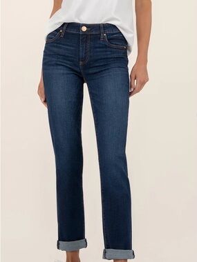 Kut from the Kloth Dark Indigo Straight Leg Jeans